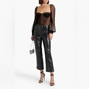 Cami NYC Black Leather Pants